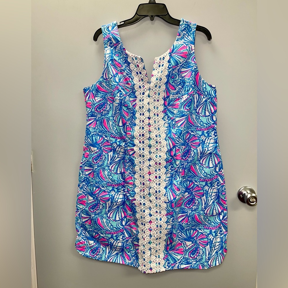 Lilly Pulitzer for Target Vibrant Pink and Blue Dress